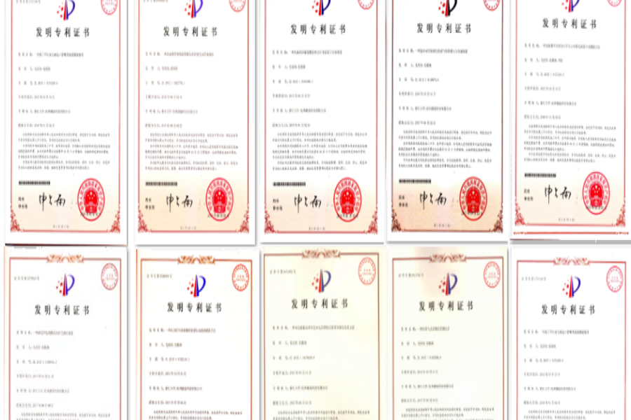 杭州CA88毛根海团队已获得流体力学尝试仪器（装置）有关发现专利15项